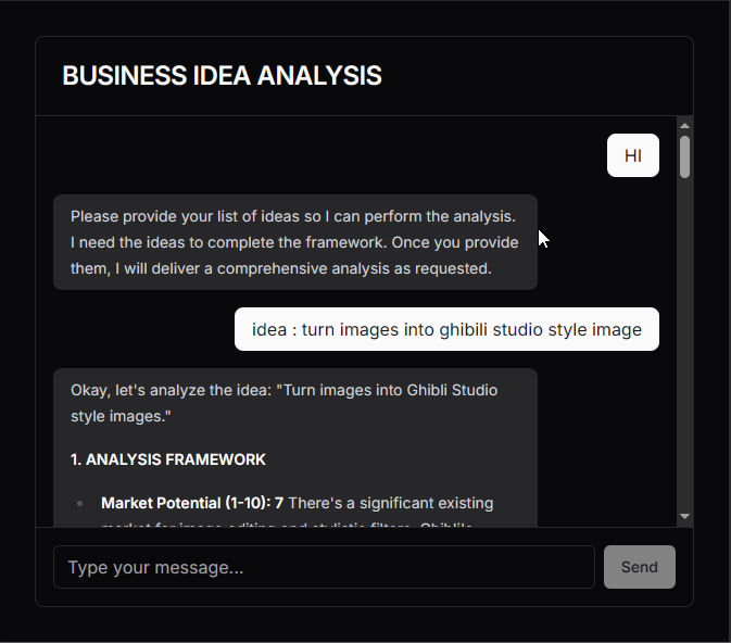 Chat Interface